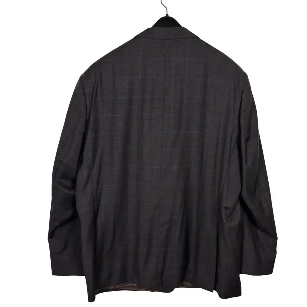 Lauren Ralph Lauren Brown Wool Blend Suit Blazer Jacket Men's 52L Two Button
